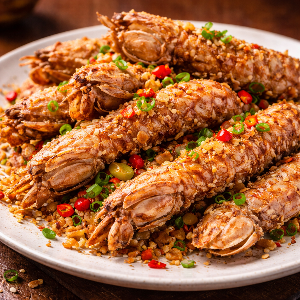 Salt and pepper mantis shrimp